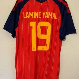 Spain Jersey Lamine Yamal #19